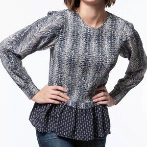 Tyler Boë Women's Gretta Printed Blouse - Size XS